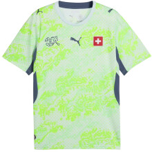 (M, Mint/Blue) Puma Mens World Cup 2026 Switzerland FC Away Shirt