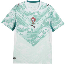 (XL, White/Green) Puma Mens Fifa World Cup 2026 Portugal FC Away Shirt