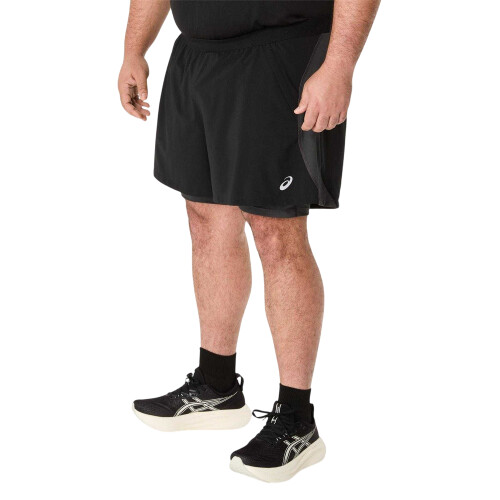 Asics Asics Mens Road 2 in 1 Running Shorts