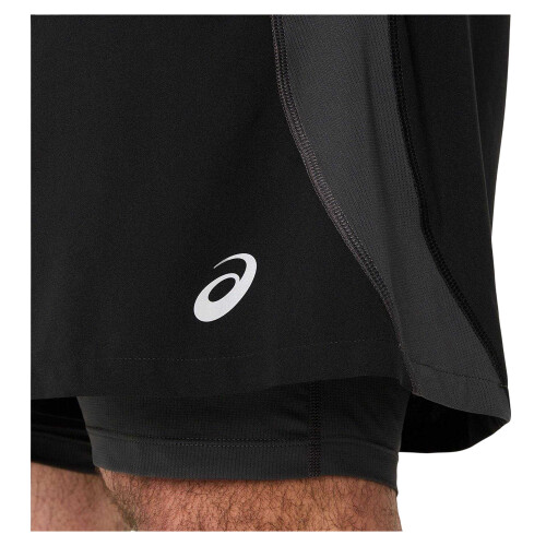 Asics Asics Mens Road 2 in 1 Running Shorts 2