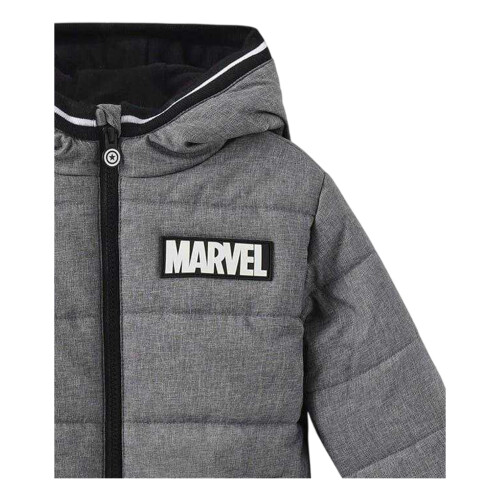 Marvel (4-5 Years, Grey) Marvel Childrens/Kids Logo Padded Jacket 2