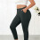 Women's Plus Size Dark Gray Ankle-Length Lounge Pants with 6