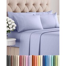 King 6 Piece Sheet Set - Comfy Breathable & Cooling - Ultra Soft Hotel Luxury Bedding Set W/ 8-16 Inch Deep Pockets - 1 Flat & 1 Fitted Sheet & 4 Pil