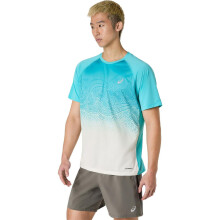 (M, Aqua) Asics Mens Ibuki Road T-Shirt