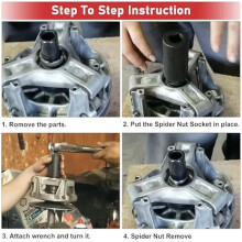 Ferramenta de Soquete para Porca de Embreagem para 900 1000 XP RZR, Ranger, Ranger Crew, General, ACE, EPS, EFI UTVs