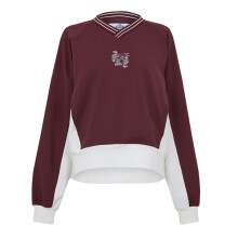(8 UK, Burgundy) Slazenger Womens/Ladies Off-Court Afterplay Pullover