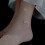 Bell Design Anklet Round Bead Alloy Adjustable Silver Anklet 3
