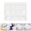 White Plastic Watercolor Palette Mixer 1pc 1