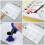 White Plastic Watercolor Palette Mixer 1pc 5