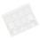 White Plastic Watercolor Palette Mixer 1pc 8