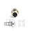 M8 Sensor Connector Panel Mount Waterproof Flange Socket A 1
