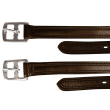(48in, Brown) Hy Supersoft Leather Horse Stirrup Leathers