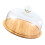 Glass Cake Display Stand with Lid 12 in 7