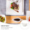 White Ceramic Gravy Boat with Ergonomic Handle 7.8 Inch 7