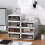 Stackable Plastic Organizer Box for Desktop, Makeup, Jewelry, Office Storage - Large Dustproof Container with Drawers 5