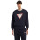Guess (L, Ocean Blue) Guess Mens Triangle Oversized Sweatshirt 4