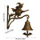 Vintage Witch Doorbell with Broom – Gothic Wall Decor, 1 3