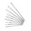 Weaving Needle Silver Metal Blunt Tip 9 Pieces 1