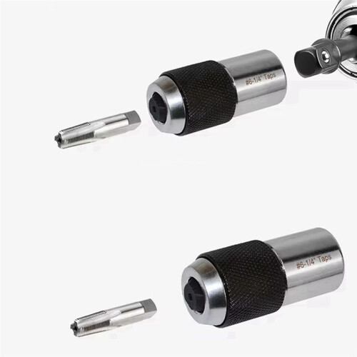 Adjustable Tap Socket 1/4-1/2 Inch Socket Adapter Adjustable Jaw Extractor Tool for Tap Reamers