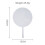 Acrylic Blank Cake Topper DIY Set 2 Pieces 2