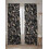 Sheer Curtains Retro Abstract Flowers Design 52x108 Inch 5