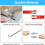 Tool Retractor Roller for Fly Screens, 4PCS Install Fly Screen Replacement Part, Fly Screen Accessory Insect Protection 5