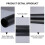 Aluminum Alloy Handlebar 25.4mm Straight MTB 6