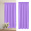 Blackout Curtains Heat Insulation Soundproof Purple 2-Pack 1