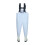 Kids Chest Waders Waterproof Unisex Rain Boots Light Blue 4