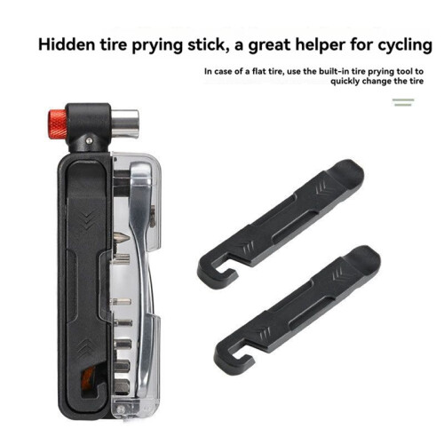 Bicycle Repair Tool Set Multitool Portable Hex Wrench Bike Quick Release Socket Tire Lever Screwdriver Spanner 2