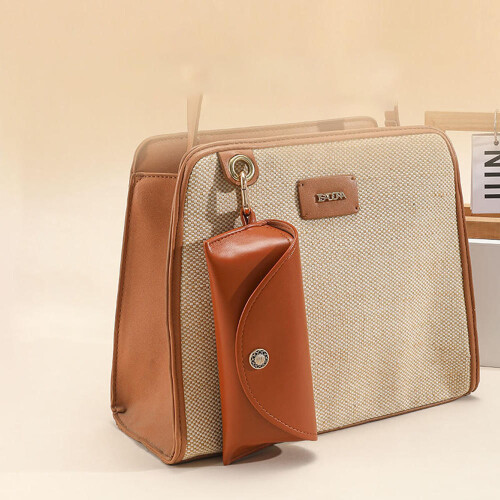 Leather Glasses Case Solid Color Portable Eyewear Protector 2