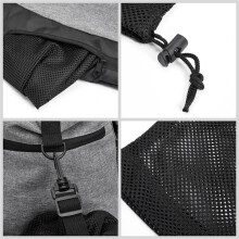 Portable Drawstring Basketball Backpack Mesh Bag Football Soccer Volleyball Storage Bags Outdoor Sports