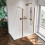 Balterley Balterley 1850mm Brushed Bronze Wetroom Screen 3