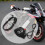 Motorcycle Twist Throttle Grip with Cable Black 6