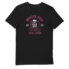 (L, Black) Monster High Unisex Adult Ghoul Squad T-Shirt