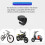 Wireless Controller Button Universal  Wireless Remote -Compatible for Earphone Motorcycle/Bike 9