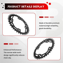 Mountain Bicycle BCD104 Chainring Narrow Wide Steel Chain Wheel for Mountain Bikes Sprocket Plate Crank Parts 38T