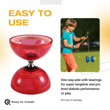 Three-Bearing Double- Diabolo Fitness Toy Outdoor Diabolo Yo-Yo for Diabolo Elderly Children'S Toys