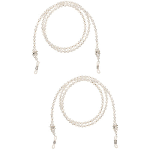 Sunglass Chain Set for Women Imitation Pearl 2-Pack 2