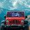 Galaxy Butterfly Wolf Windshield Sun Shade for Jeep 6