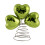 St Patrick's Day Tree Topper Disco Heart Sequin Ball 9 inch 1