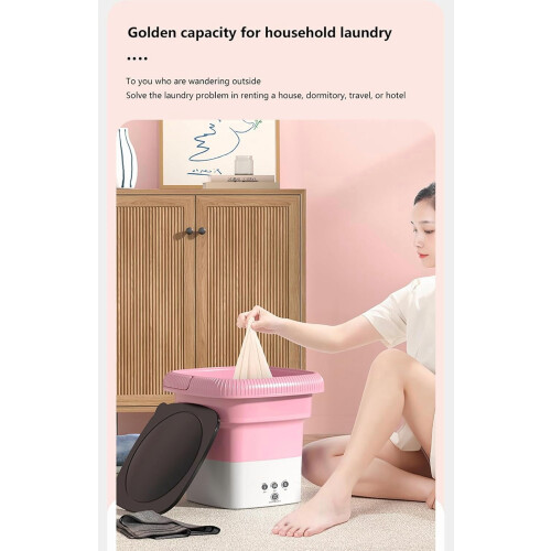 Portable Folding Washing Machine with Spin Dryer 1 Unit 1