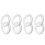White Foam Circles for Wreath Craft 8 Pieces 1