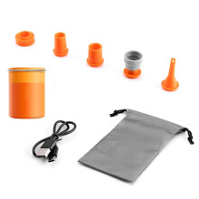 Qunature Air Pump Inflatable Pumping Camping Light Type-C Charging Portable Outdoor Inflator Pump