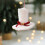 Christmas Hat Ornaments White Tree Pendants 4