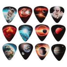 Space Double Sided Guitar Picks Set of 12