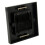 Black Brushed Wall Plate with Cable Pass-Through for 4