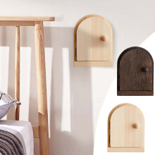 Solid Wood Wall-Mounted Socket Cover Frame