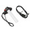 Motorcycle Twist Throttle Grip with Cable Black 4