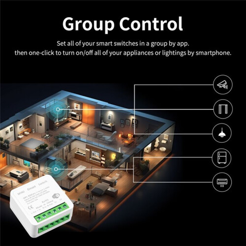 Tuya  Wifi   Module Support 2 Way Control  Home DIY Switches  Life APP Alexa Voice Control